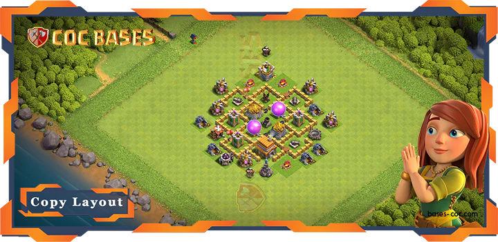Top Base TH5 Max Levels with Link, Farming Layout – Clash of Clans (58)
