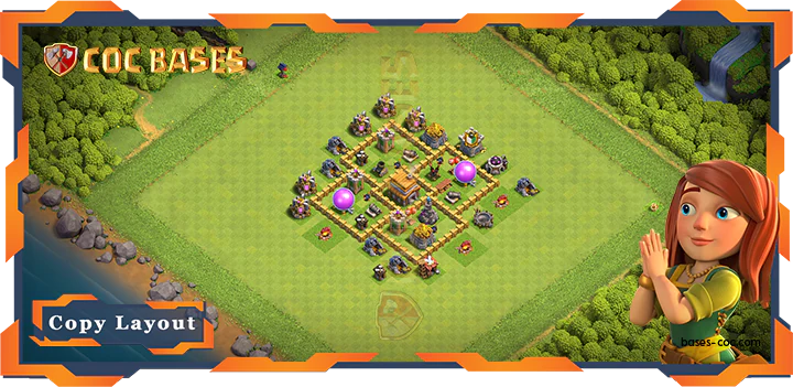 Top Defense Base TH5 Max Levels with Link, Anti Everything Layout – Clash of Clans (35)