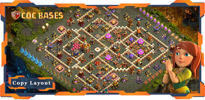 Top Farming Base TH16 with Link, Anti 3 Stars Layout – Clash of Clans (53)