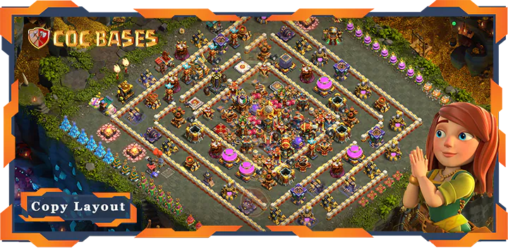 Top Farming Base TH16 with Link, Anti 3 Star Layout – Clash of Clans (73)