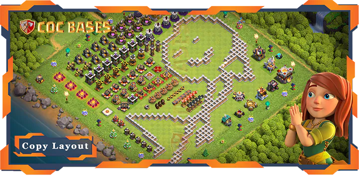 Top Troll/Funny Base TH11 max level with Link – Clash of Clans (314)