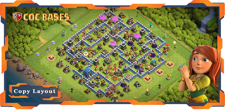 Top Farming Base TH12 with Link, Anti 3 Star, Anti Everything Layout – Clash of Clans (403)