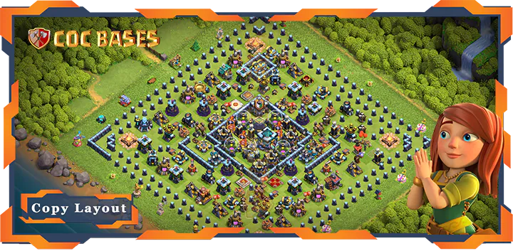 Top Farming Base TH13 with Link – Clash of Clans (382)