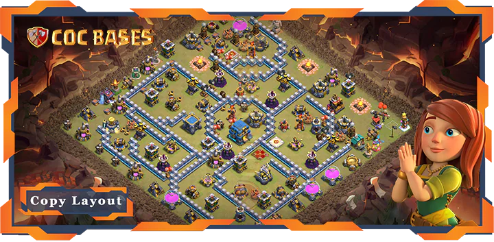 Top War Base TH12 with Link, Anti 2 Star, Anti Everything Layout – Clash of Clans (362)
