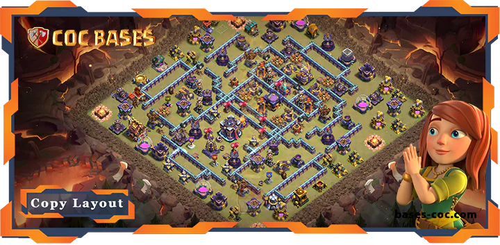 Top War Base TH15 with Link, Anti 3 Star, Anti Everything Layout – Clash of Clans (196)