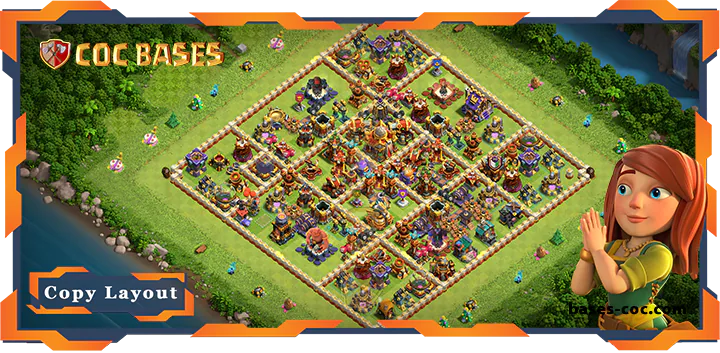 Top Base TH16 with Link, Farming Layout – Clash of Clans (115)
