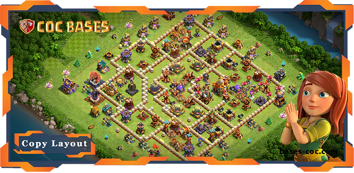 Top Farming Base TH16 with Link, Anti 2 Star Layout – Clash of Clans (118)