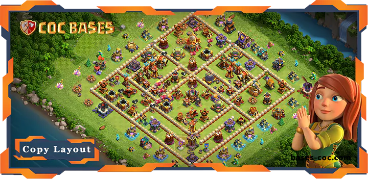 Top Farming Base TH16 with Link, Anti Star Layout – Clash of Clans (98)