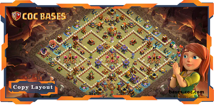 Top War Base TH16 with Link, Anti Everything, Defence Layout – Clash of Clans (84)