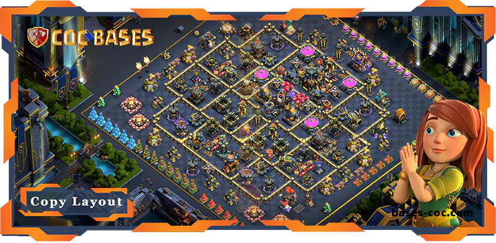 Top Farming TH17 with Link, Anti 3 Star Layout – Clash of Clans (313)