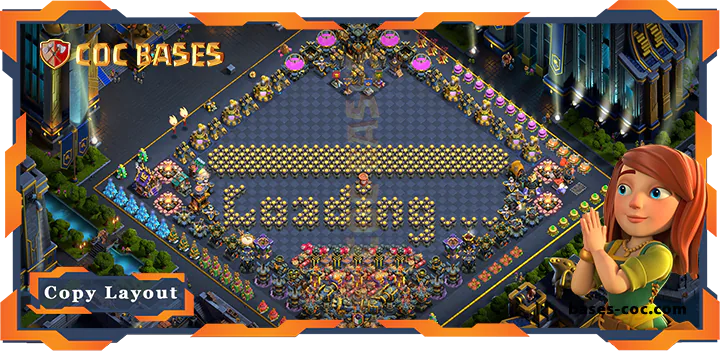 Top Troll Base TH17 with Link, Funny Layout – Clash of Clans (330)