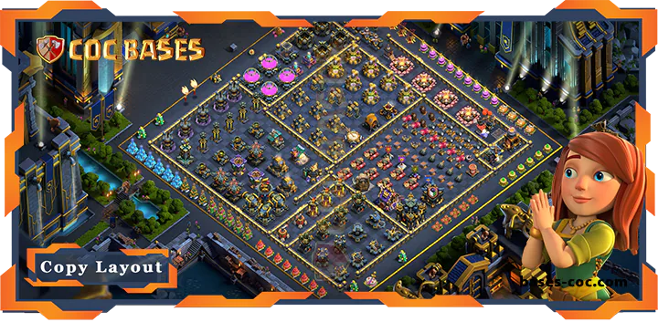 Top Troll Base TH17 with Link, Funny Layout – Clash of Clans (315)