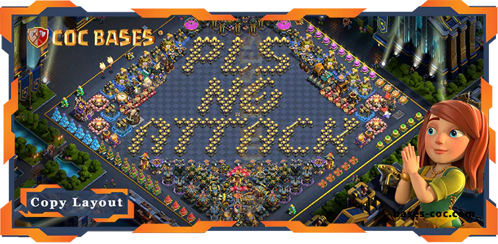 Top Troll Base TH17 with Link, Funny Layout – Clash of Clans (314)