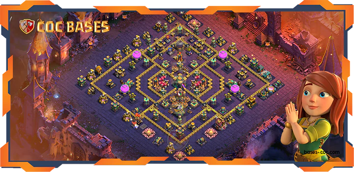 Best TH14 War Base Layout with link, Anti 2 star, Anti 3 star – Clash of Clans (356)