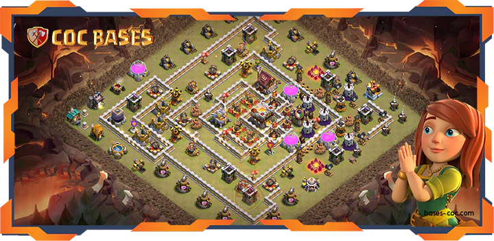 Top Base TH11 with Link, War/CWL, Anti 2 Star, Trophy, Layout – Clash of Clans (325)