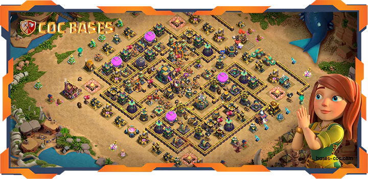 Top Farming Base TH14 with link, Hybrid, Trophy, Anti 3 Star, Anti Air/Electro Layout – Clash of ...