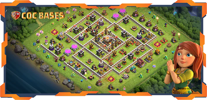Top Farming Bases TH14 with Link, Anti 3 Star, Hybrid Layout – Clash of Clans (335)