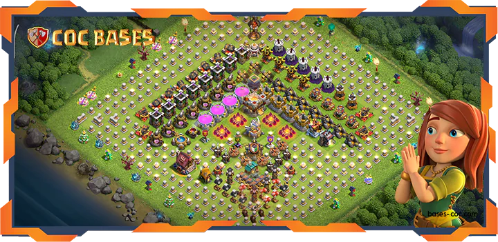 Top Troll Base TH11 with Link, Funny Layout – Clash of Clans (331)