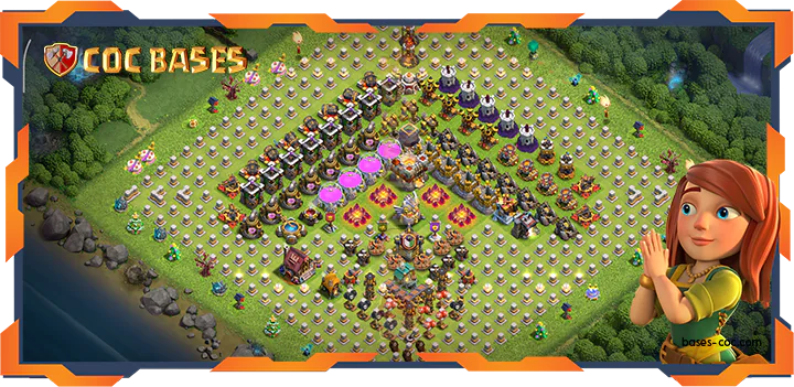 Top Troll Base TH11 with Link, Funny Layout – Clash of Clans (345)