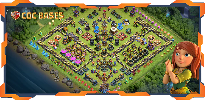 Top Farming Base TH18 with Link, Anti Everything Layout – Clash of Clans (131)