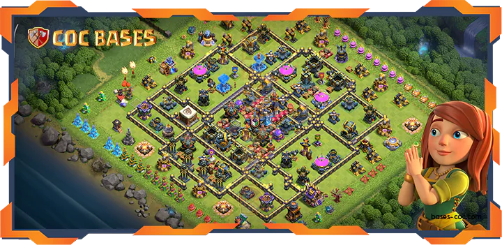 Top Farming Base TH18 with Link, Hybrid, Anti Everything Layout – Clash of Clans (141)