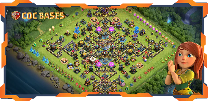 Top Troll Base TH18 with Link, Funny Layout – Clash of Clans (94)