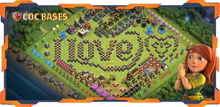 Top Troll Base TH18 with Link, Funny Layout – Clash of Clans (137)