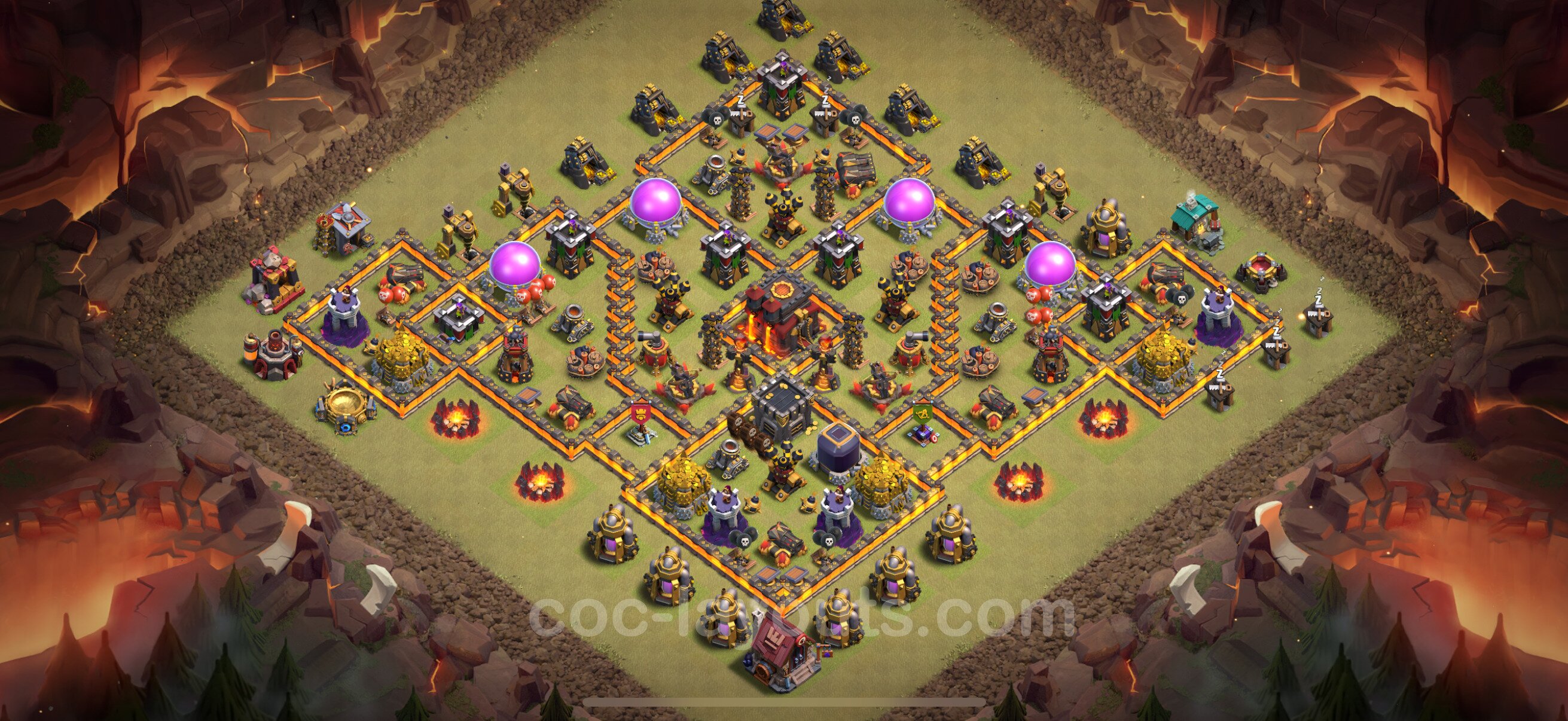 TH10 Die War Base vom RH10 #175