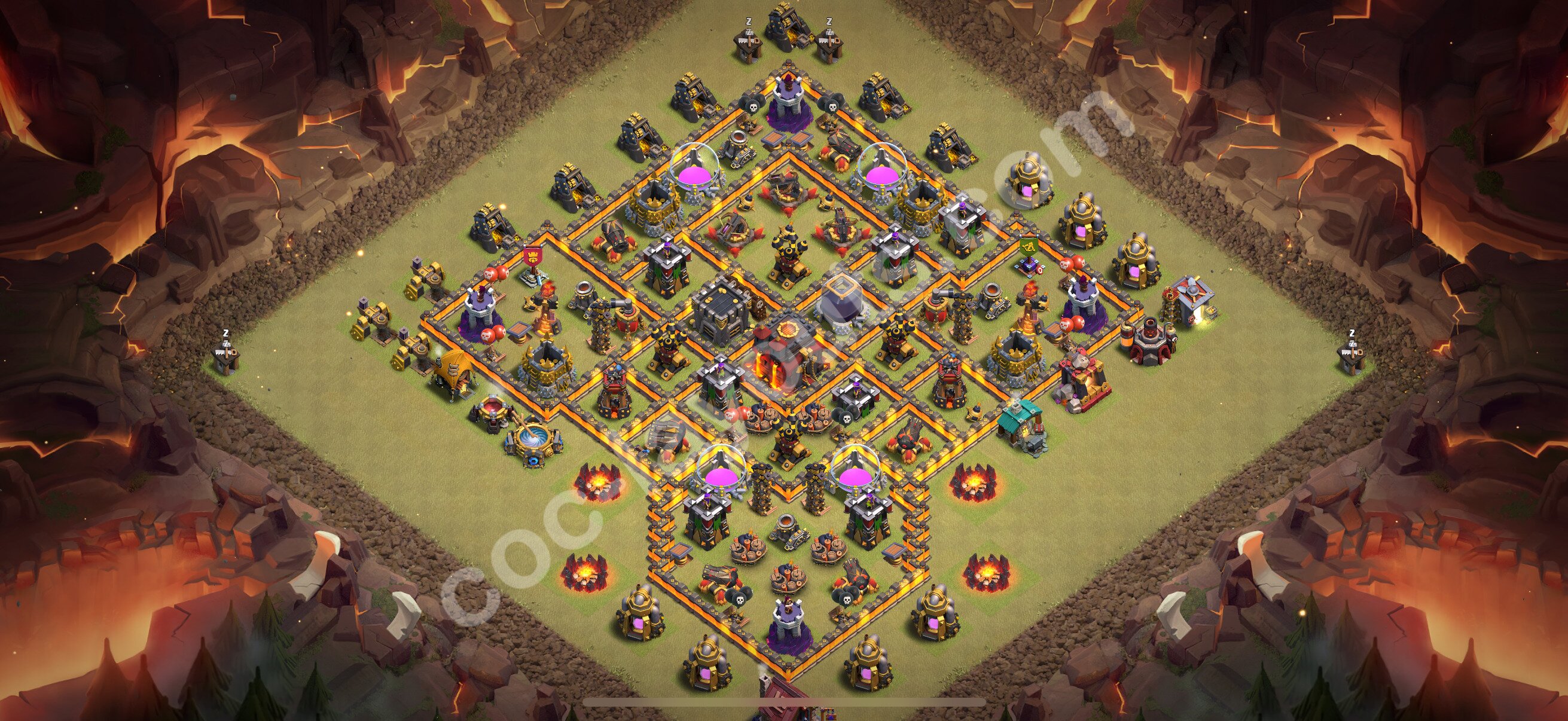 TH10 Die War Base vom RH10 #178