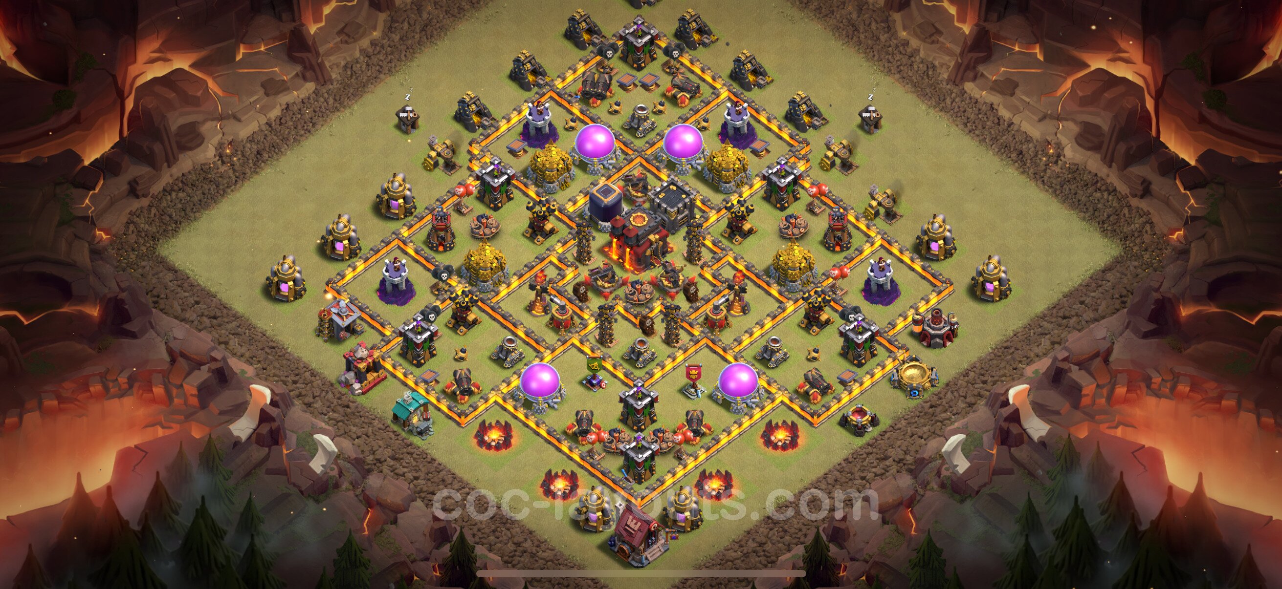 TH10 Die War Base vom RH10 #171