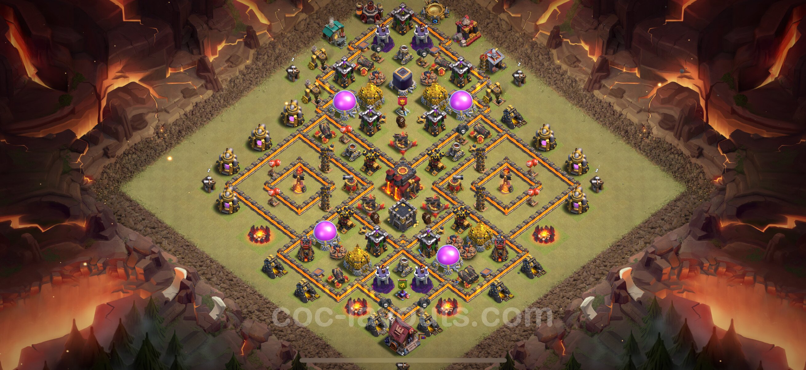 TH10 Die War Base vom RH10 #166