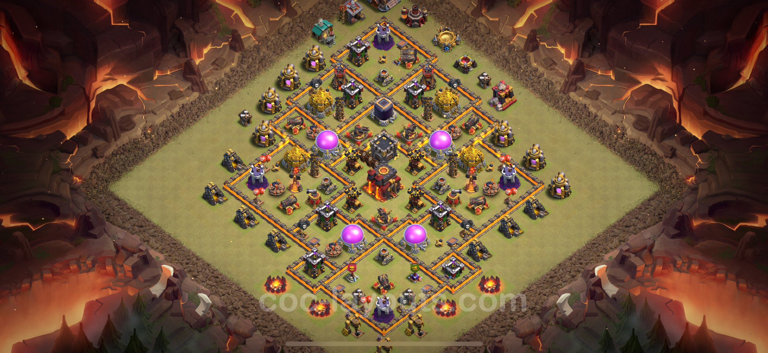 TH10 Die War Base vom RH10 #167