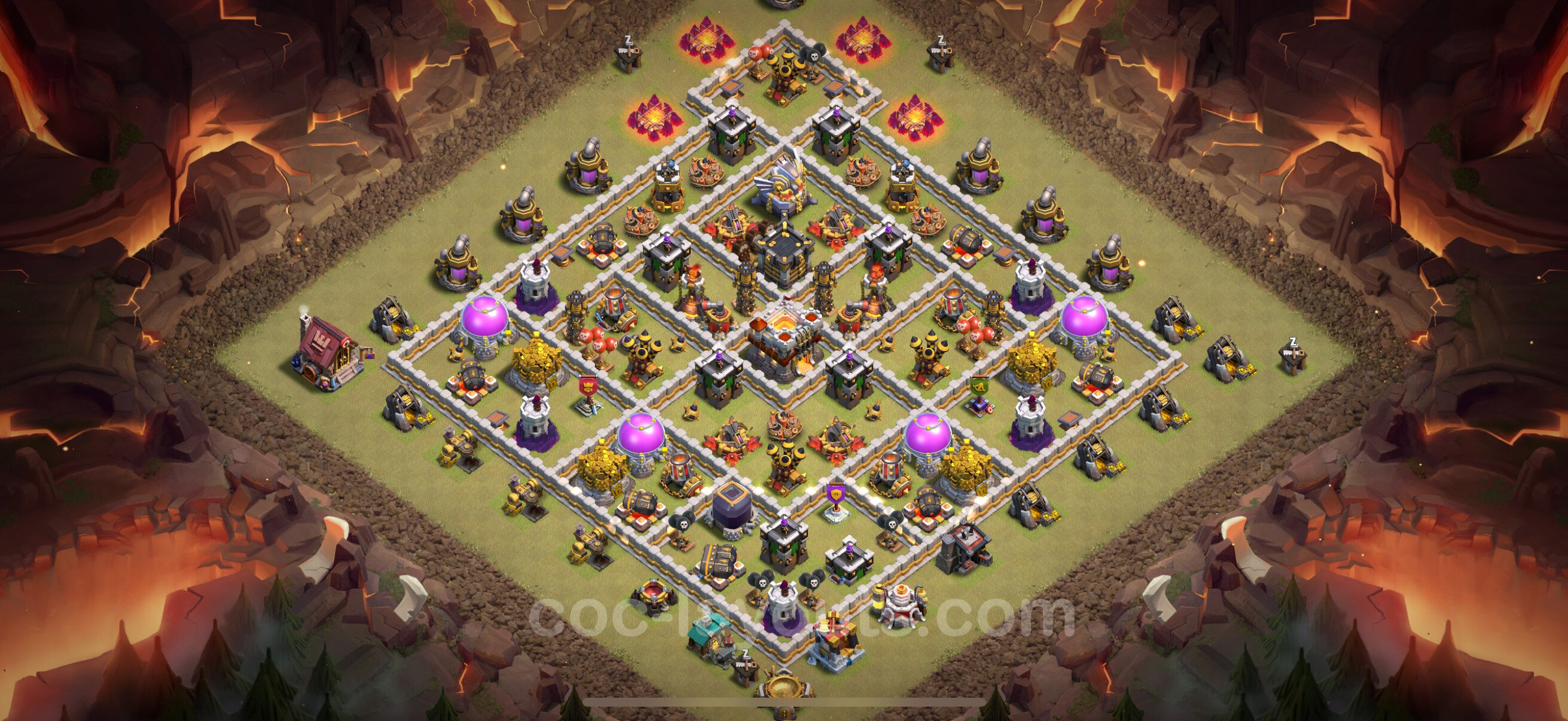 TH11 Die Max War Base vom RH11 #177