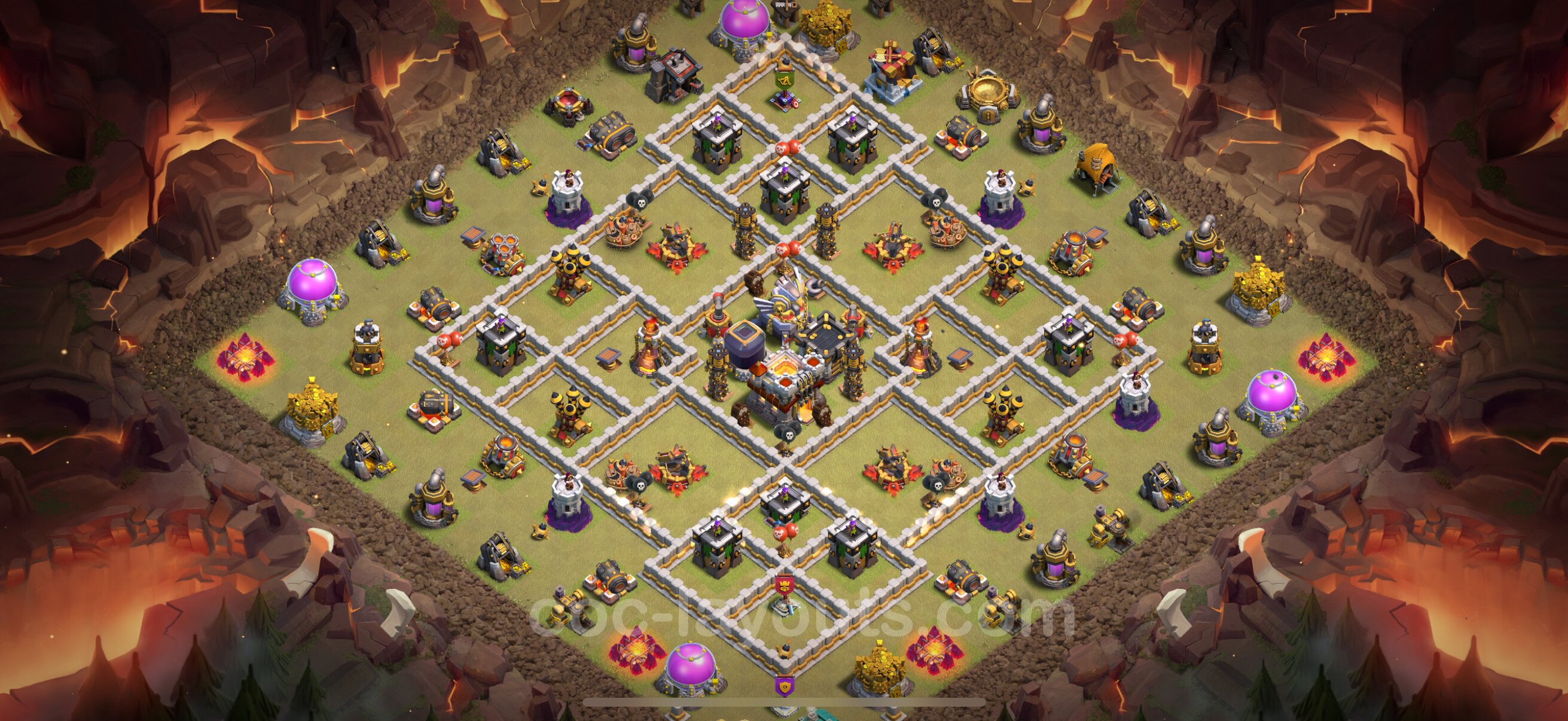 TH11 Die Anti 3 Sterne War Base vom RH11 #179