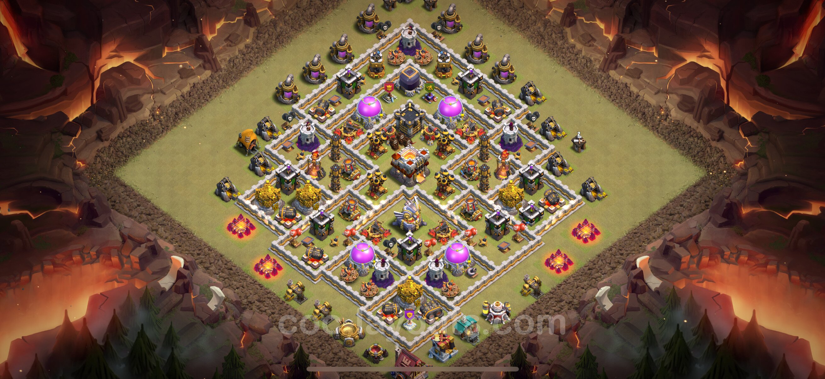 TH11 Die Anti 2 Sterne War Base vom RH11 #181