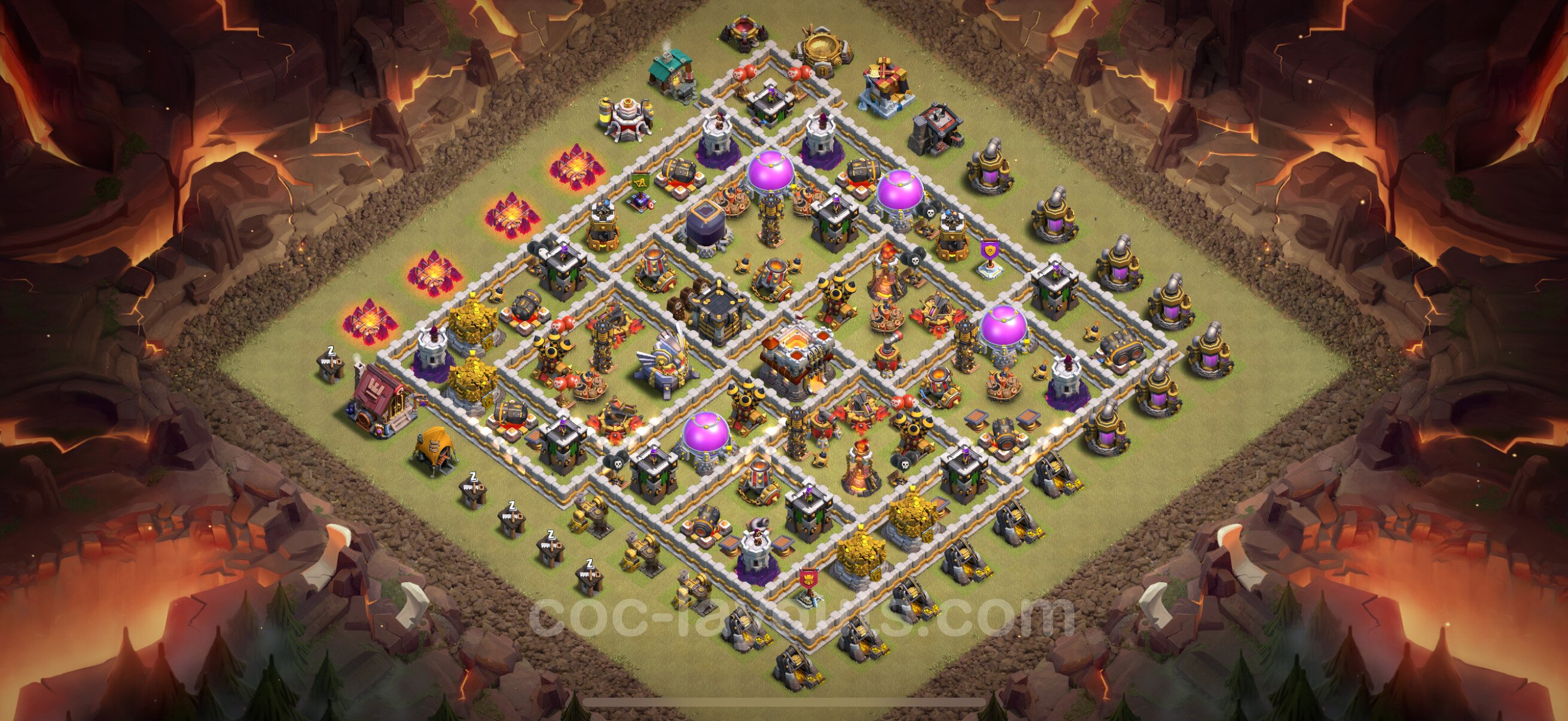 TH11 Die Max War Base vom RH11 #178