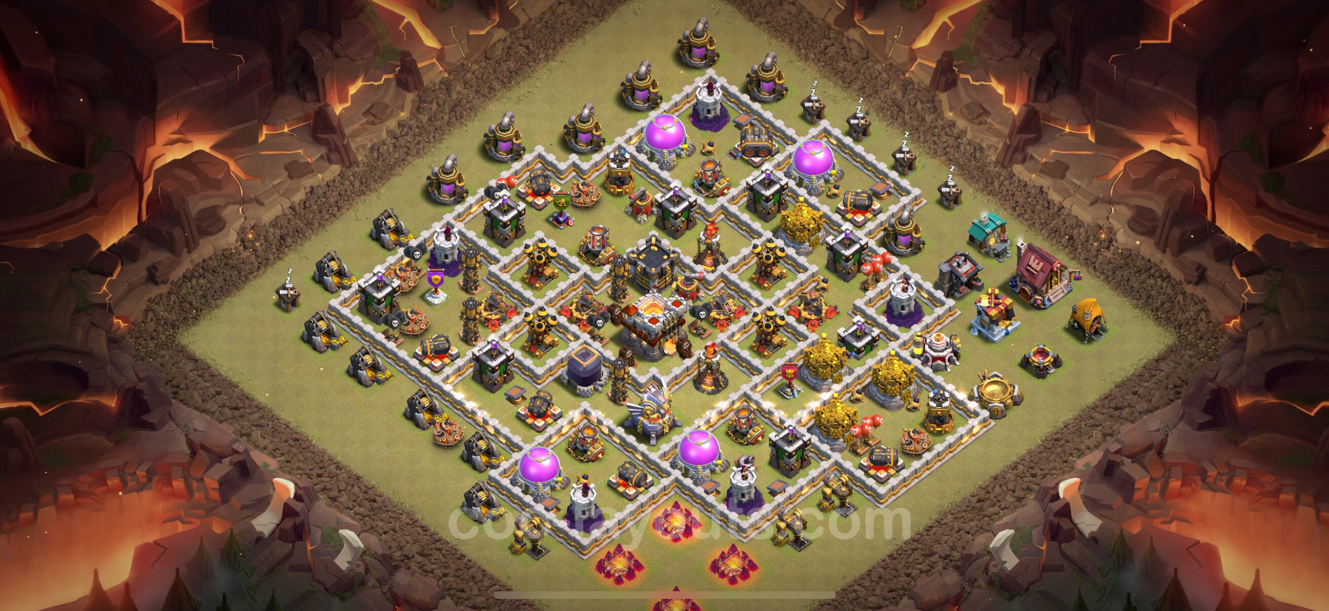 TH11 Die Max War Base vom RH11 #183