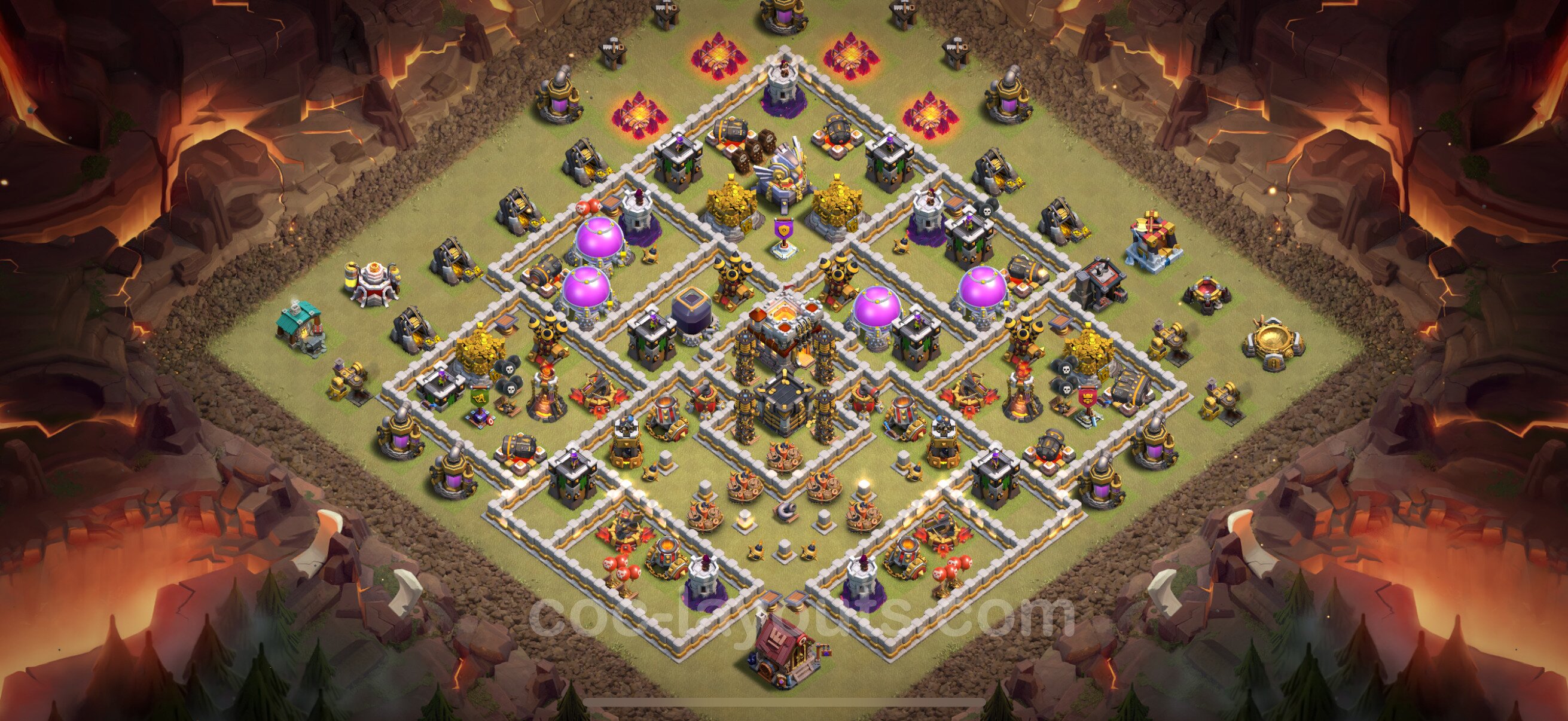 TH11 Die War Base vom RH11 #176