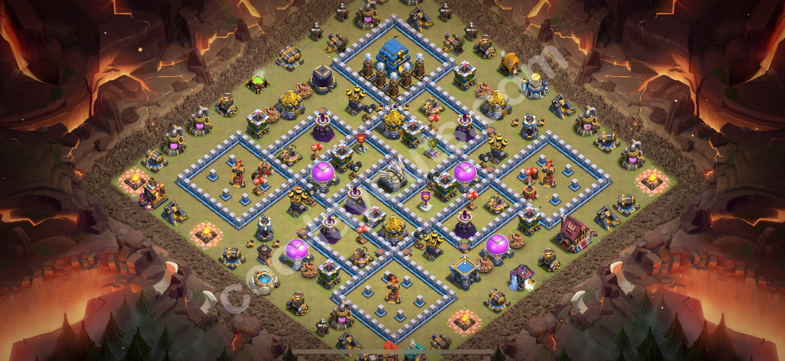 TH12 Die War Base vom RH12 #158