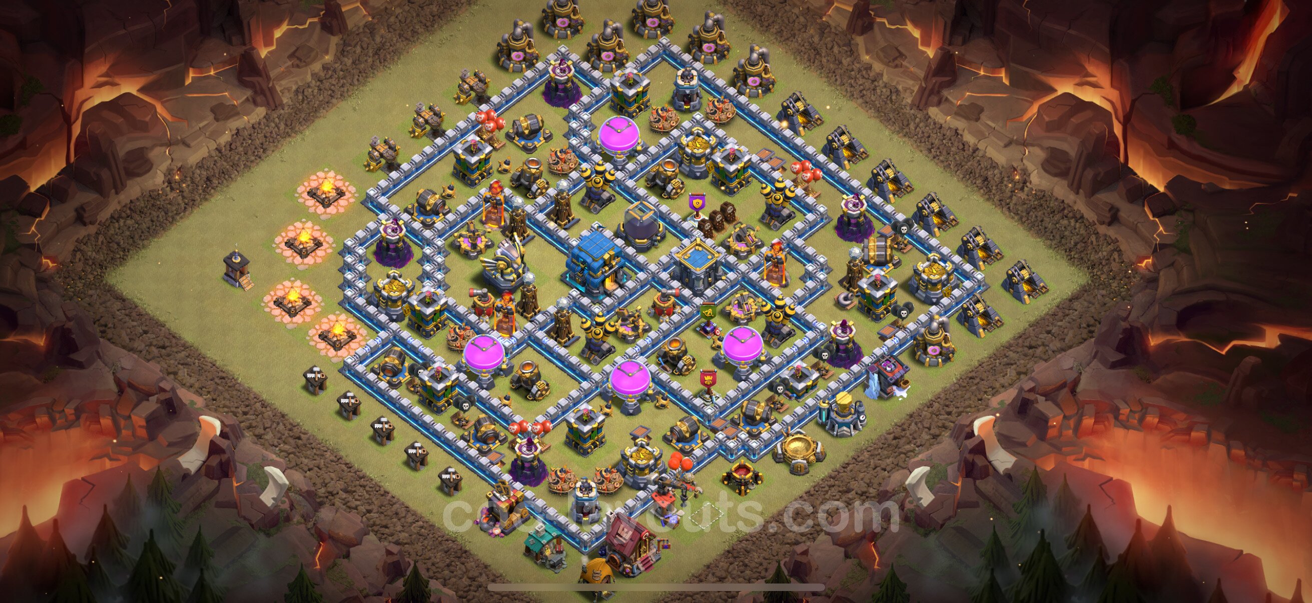 TH12 Die Max War Base vom RH12 #172