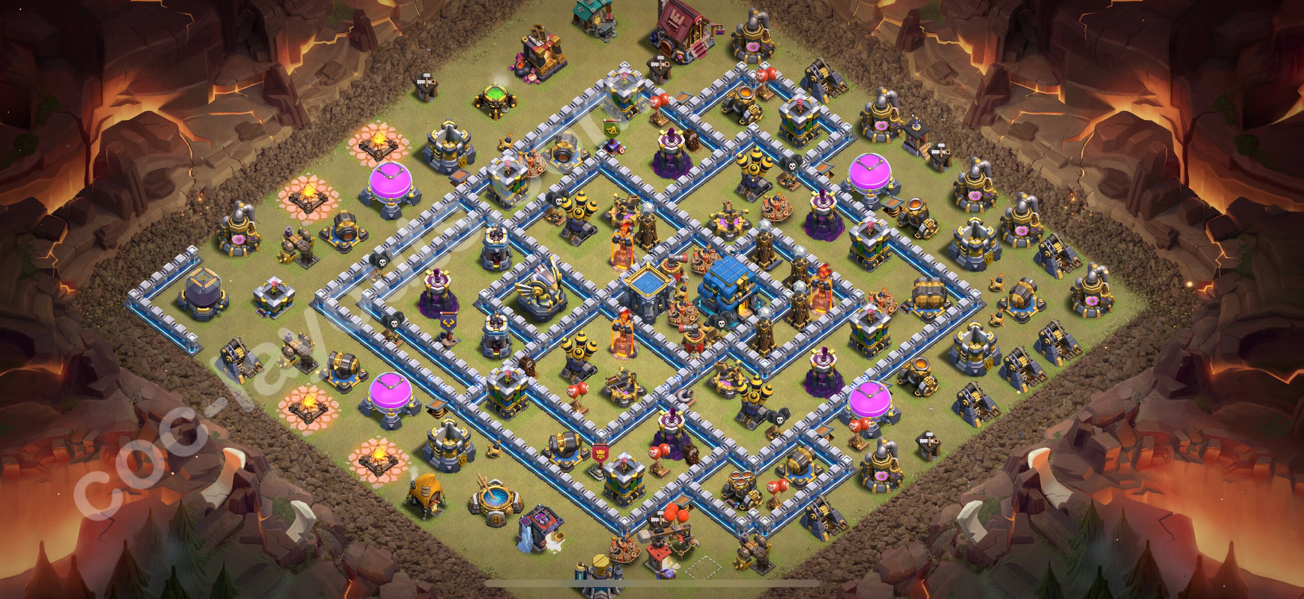 TH12 Die Anti 3 Sterne War Base vom RH12 #175