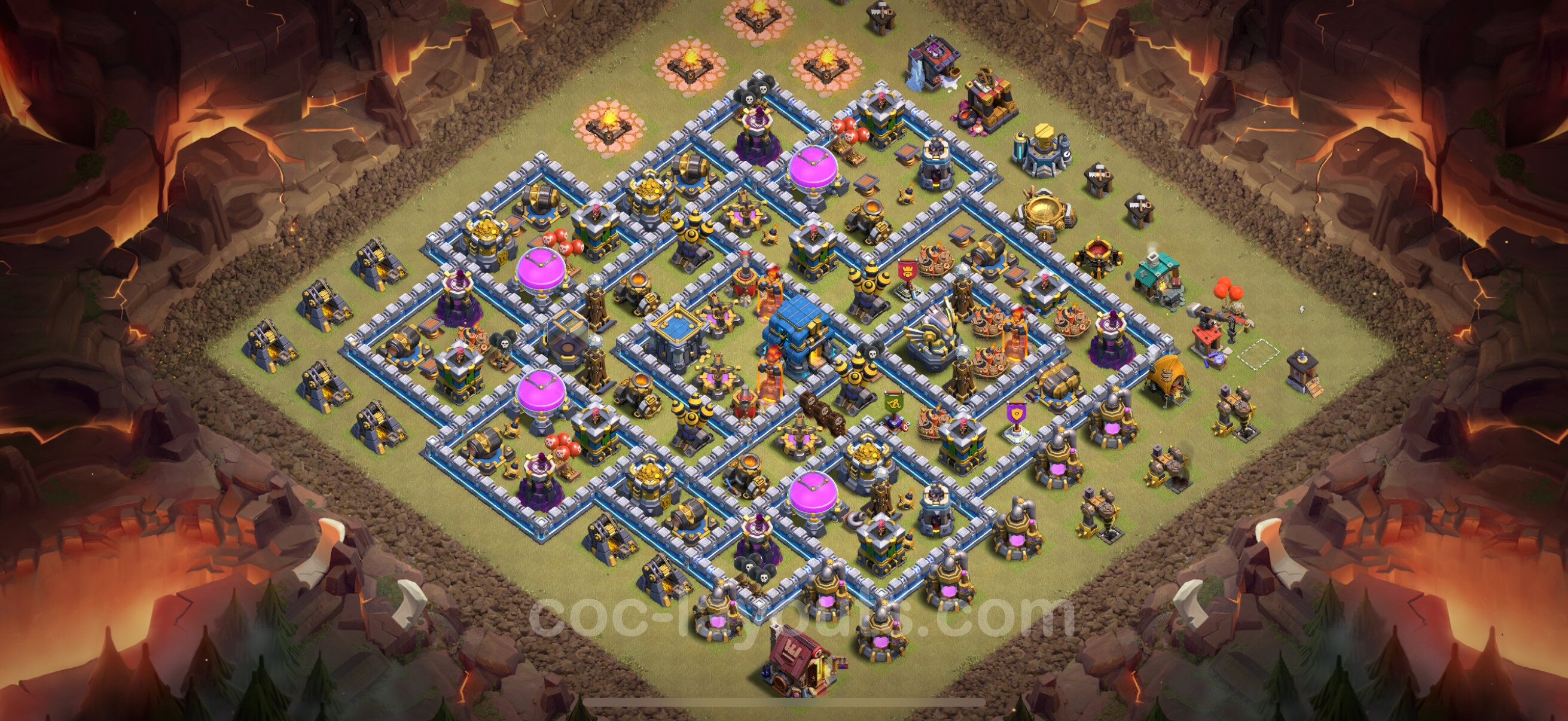 TH12 Die Max War Base vom RH12 #163