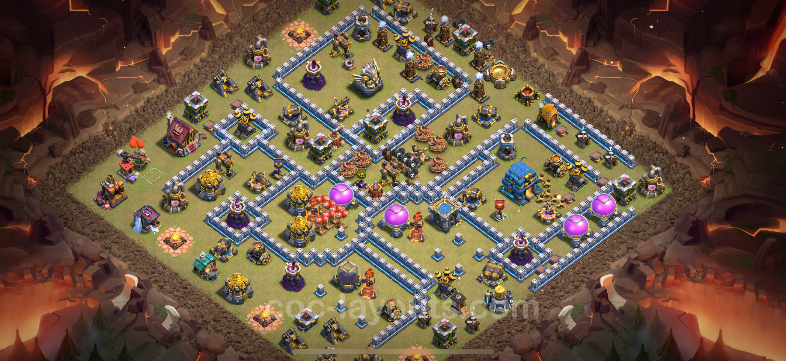 TH12 Die Anti 3 Sterne War Base vom RH12 #177