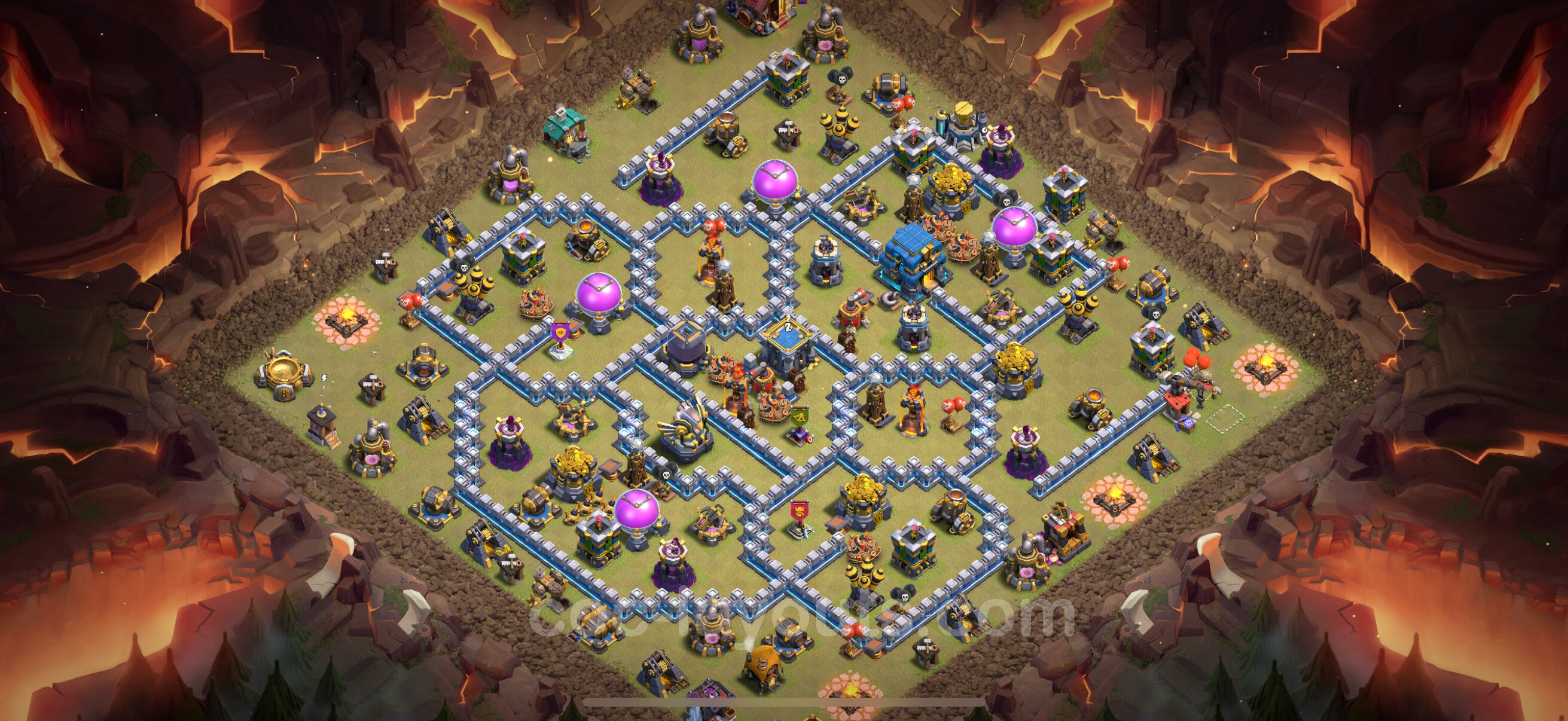 TH12 Die Anti 3 Sterne War Base vom RH12 #155