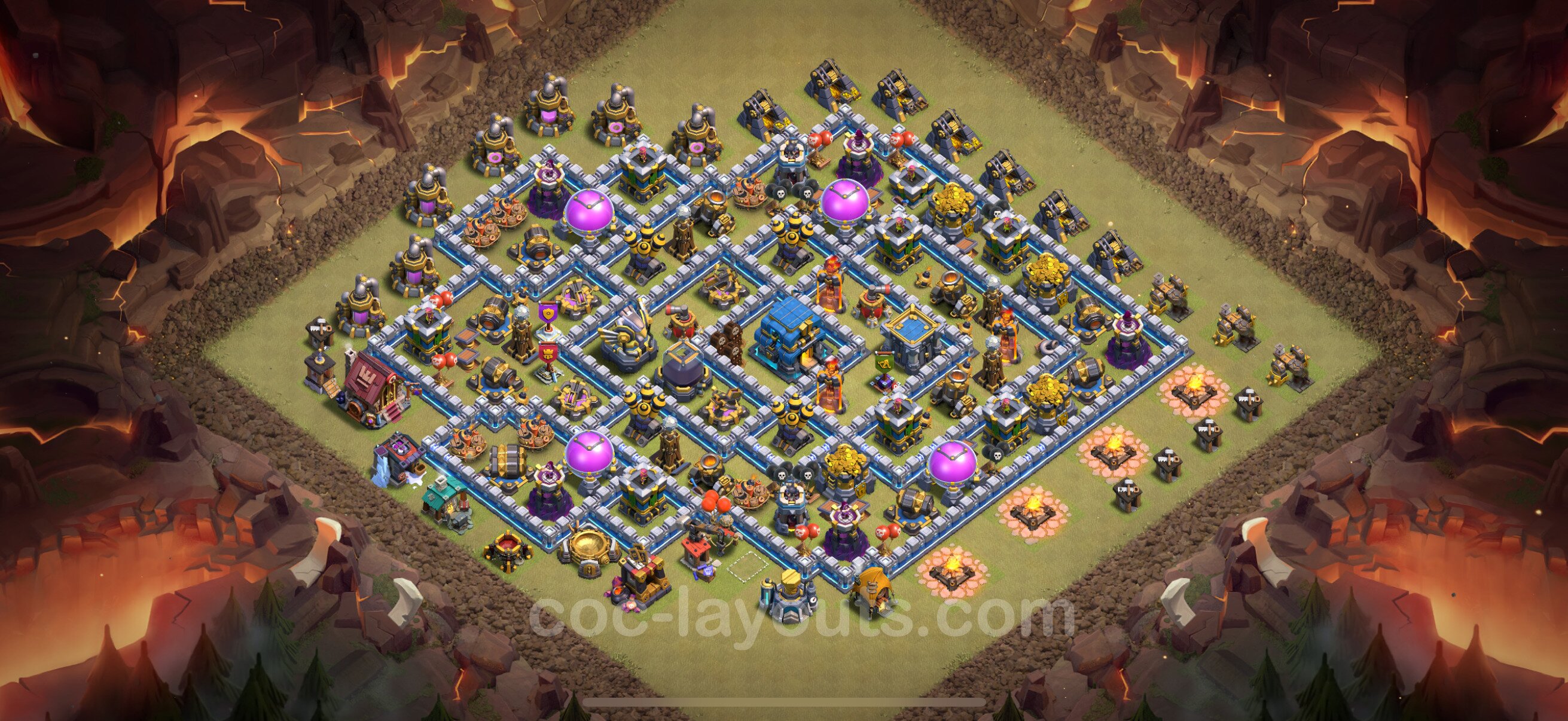 TH12 Die Max War Base vom RH12 #174