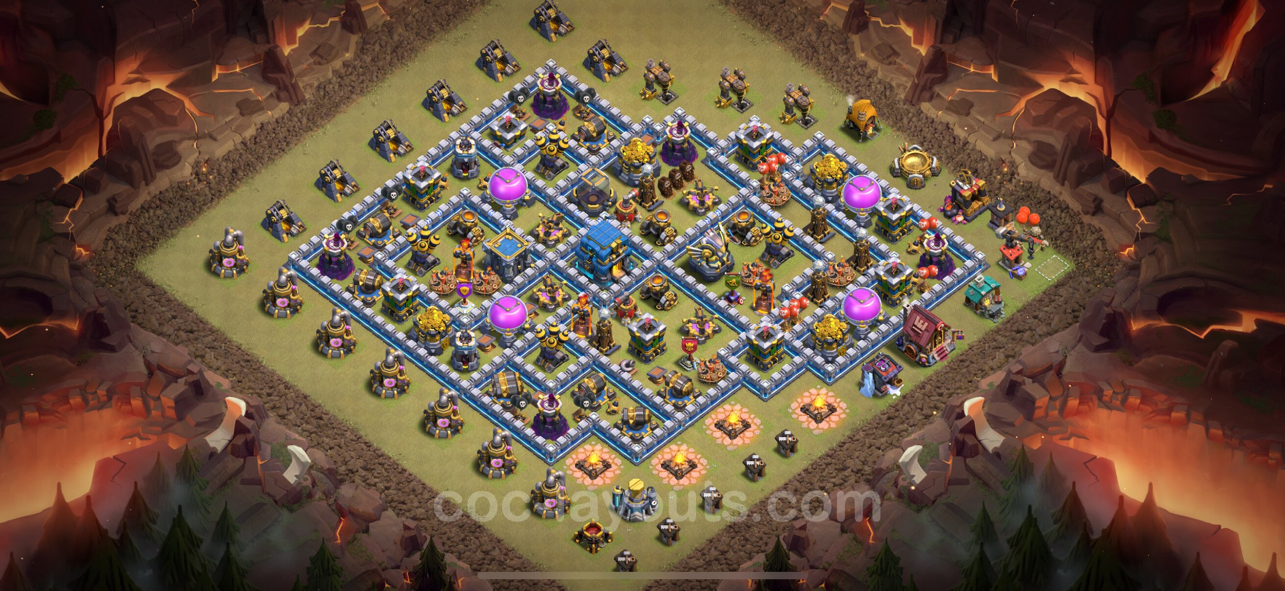 TH12 Die Max War Base vom RH12 #166
