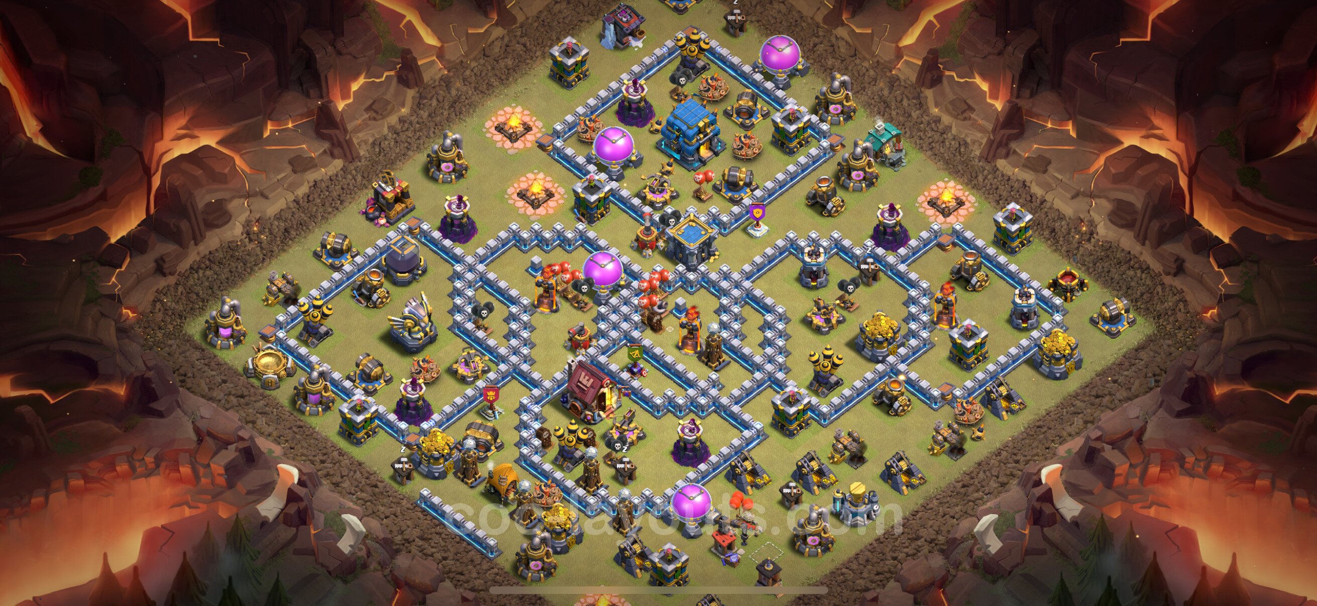 TH12 Die War Base vom RH12 #157