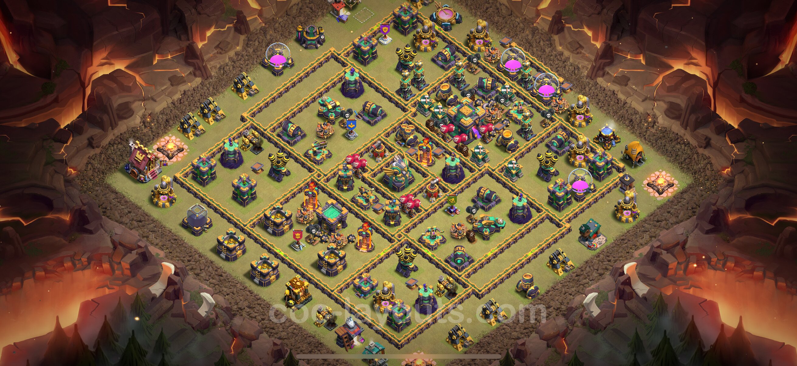 TH14 Die Max War Base vom RH14 #209