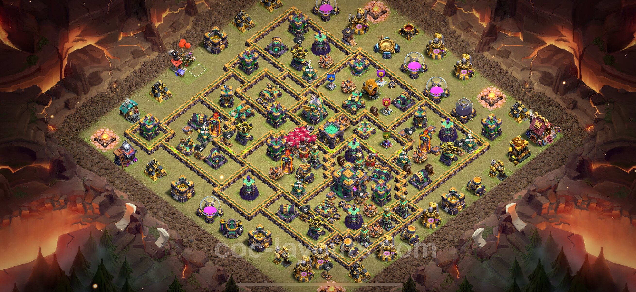 TH14 Die Max War Base vom RH14 #202