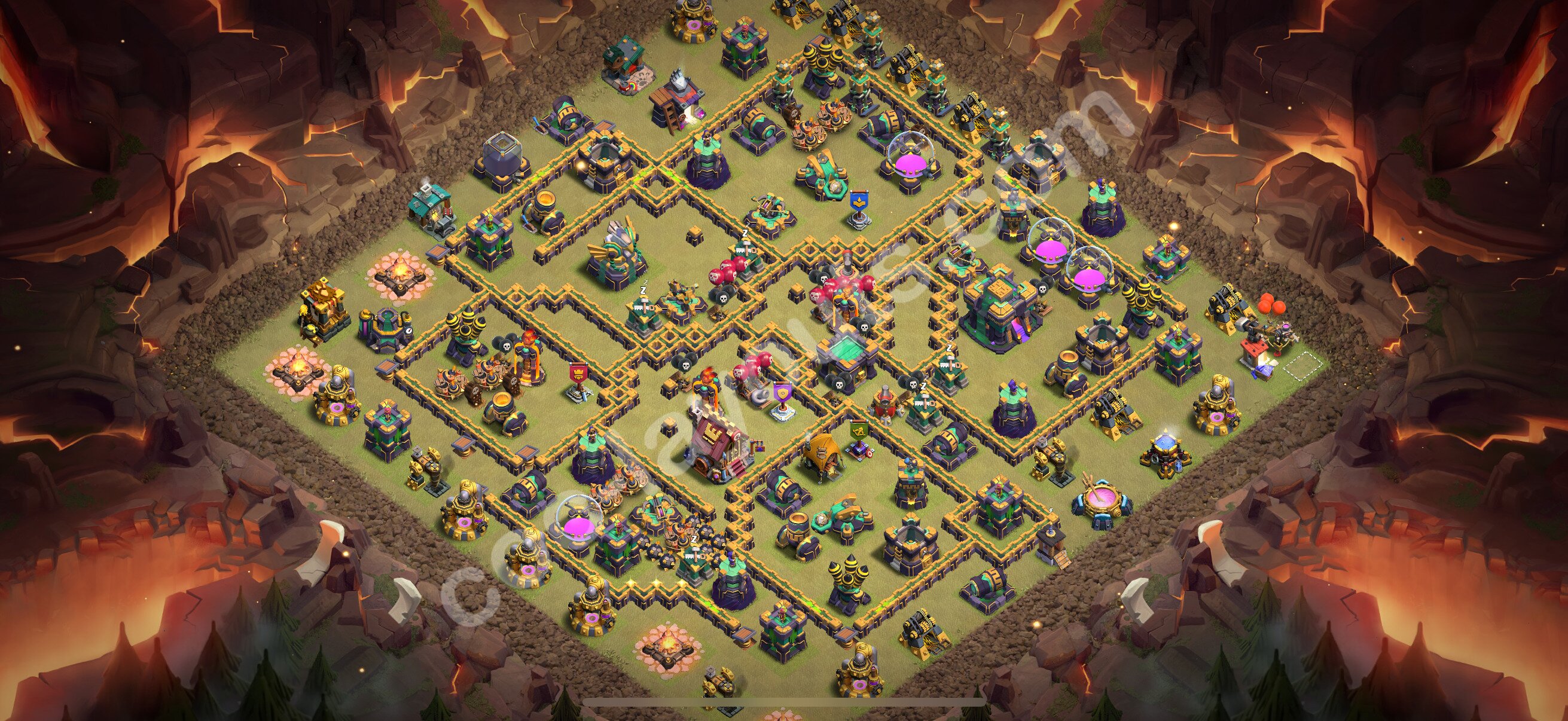 TH14 Die Max War Base vom RH14 #213